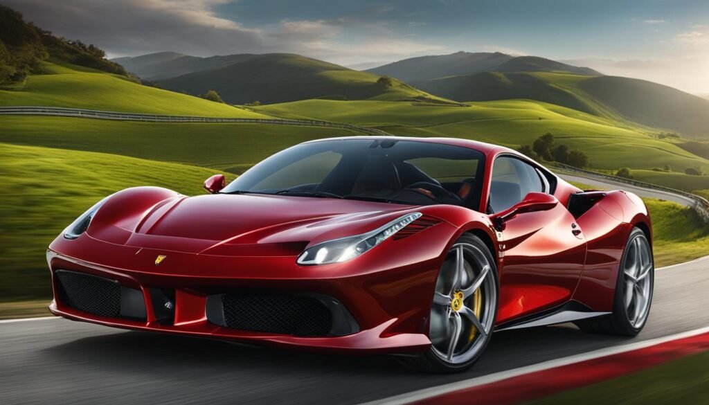 Ferrari sports coupe