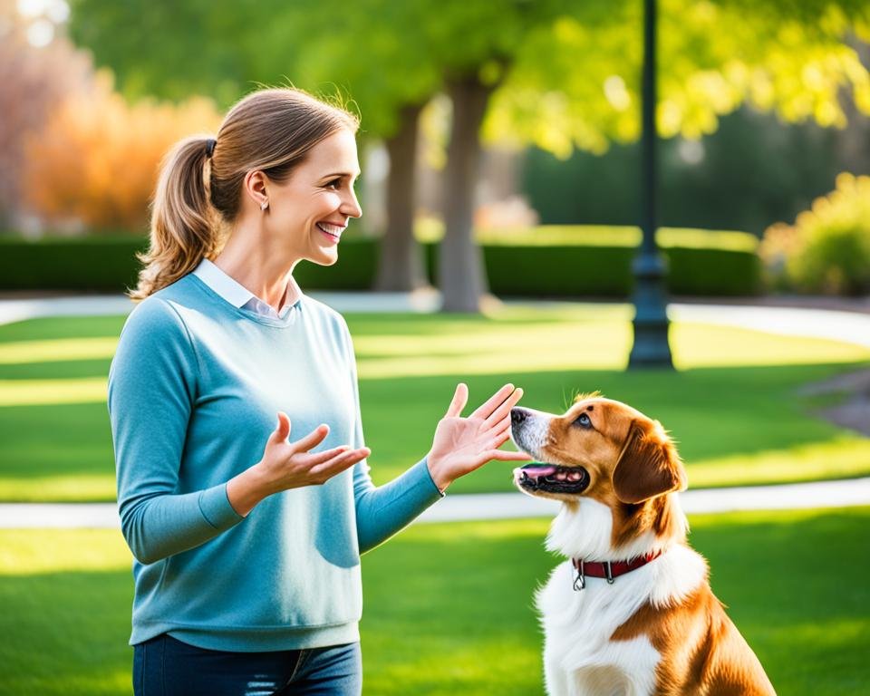 using verbal cues in pet training